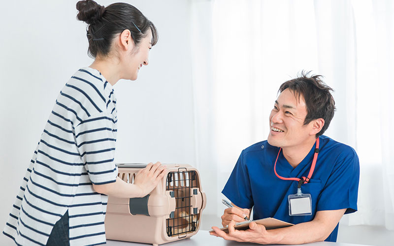 飼い主さまへの説明や飼育サポートのイメージ